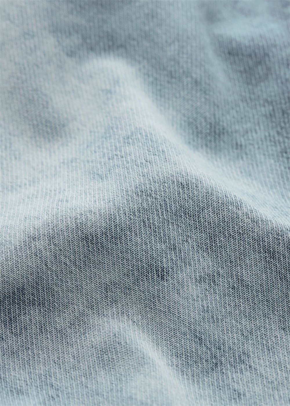 Likralı Soft Kumaş Jean Şort Mavi Açık