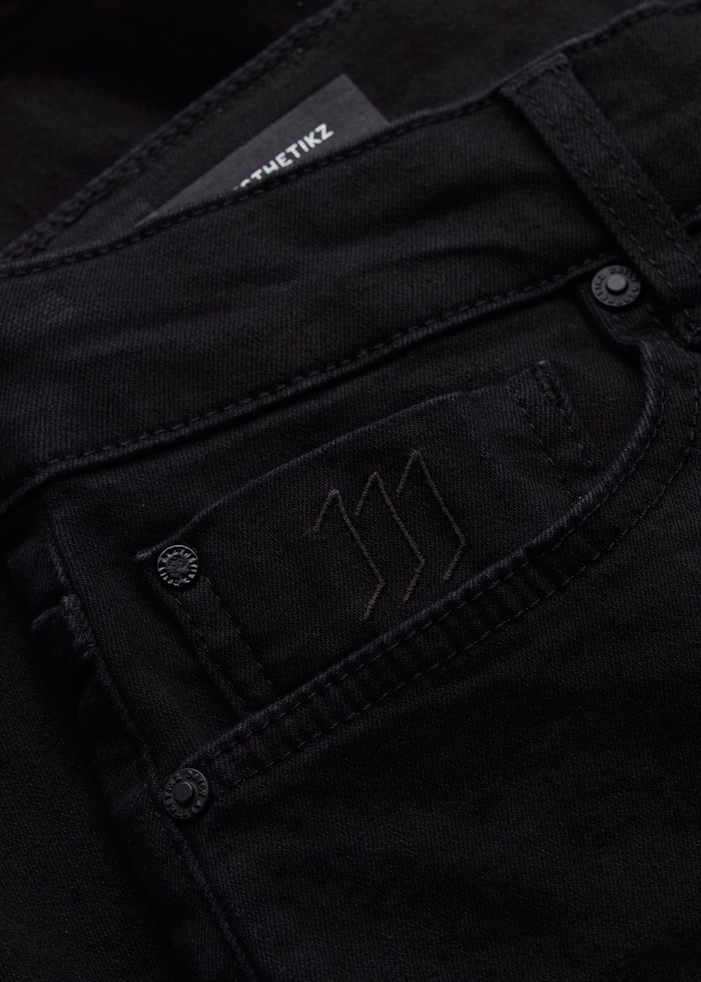 Likralı Soft Kumaş Jean Şort Siyah