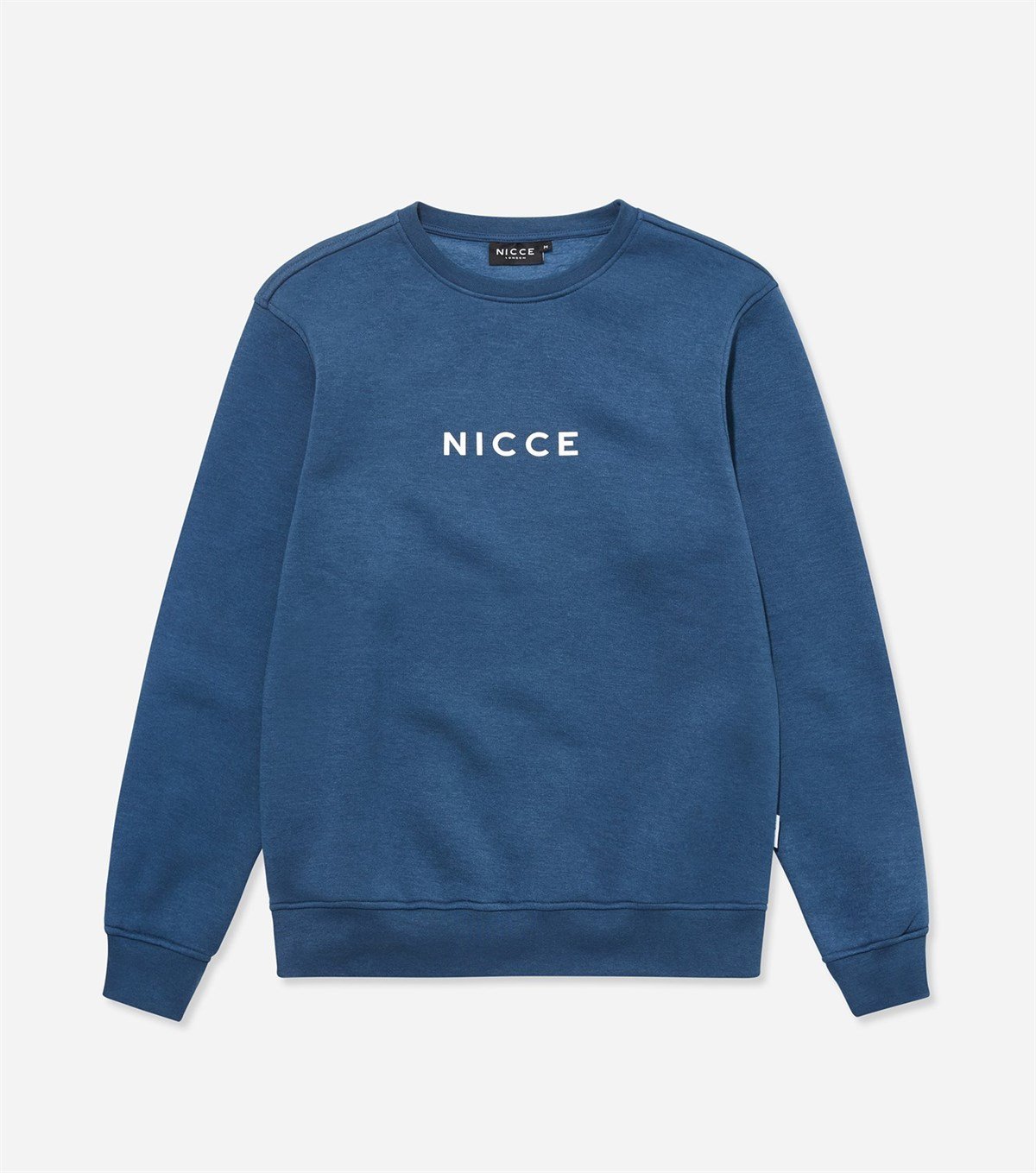 Logolu Basic Sweat Mavi