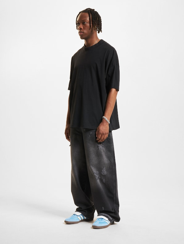 Loose Fit Jeans-Antrasit-Gri