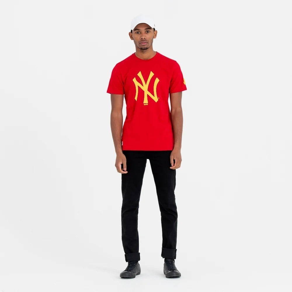 N Y Logo  T shirt Kırmızı