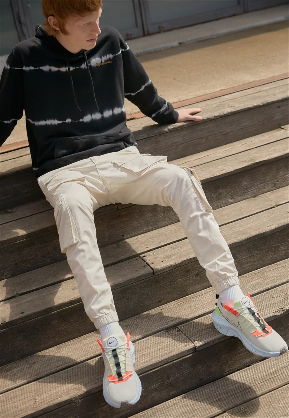 Önden Cepli Lyon   Pantolon Krem