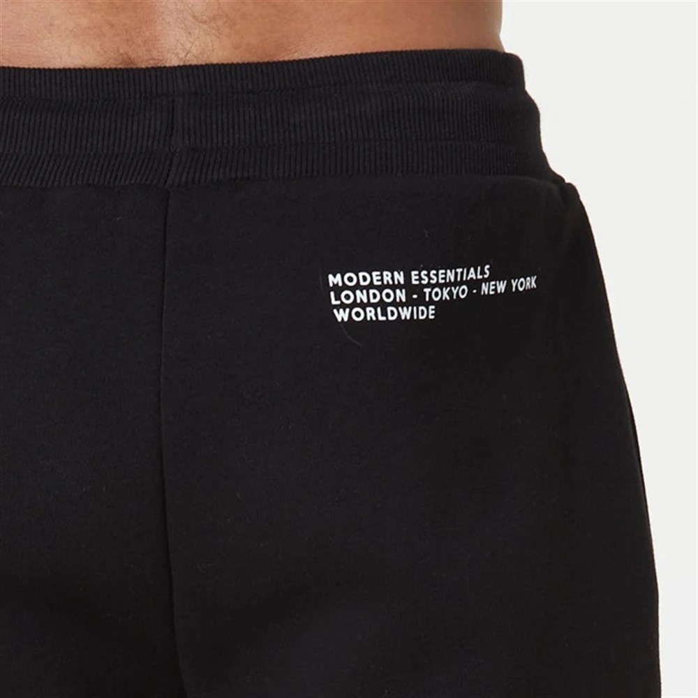 Önü Ve Arkası Baskılı Penye Şort Lacivert