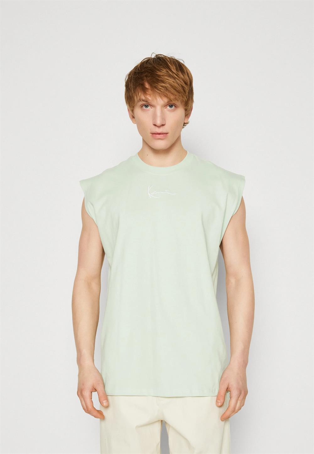 Oversize Basic  Small Logo Atlet-Mint Yeşili