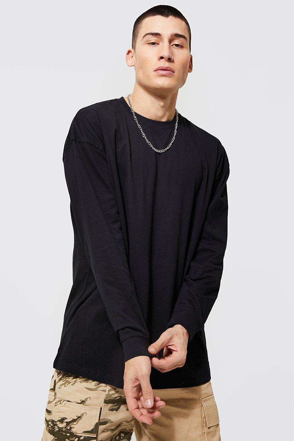 Oversize  Basic  Sweat-Siyah