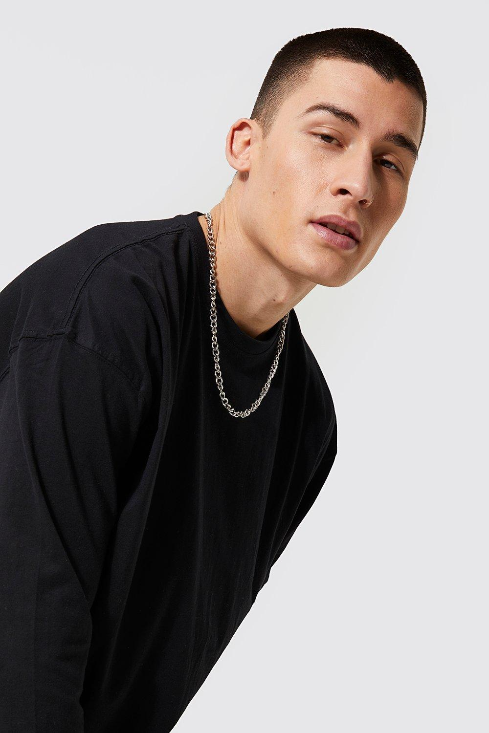 Oversize  Basic  Sweat-Siyah