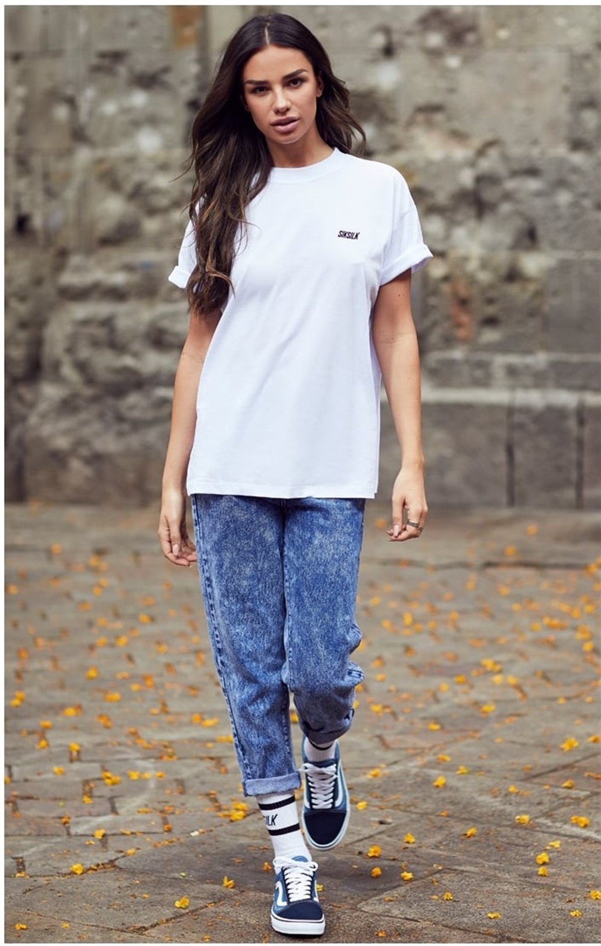 Oversize Basic T-Shirt Beyaz