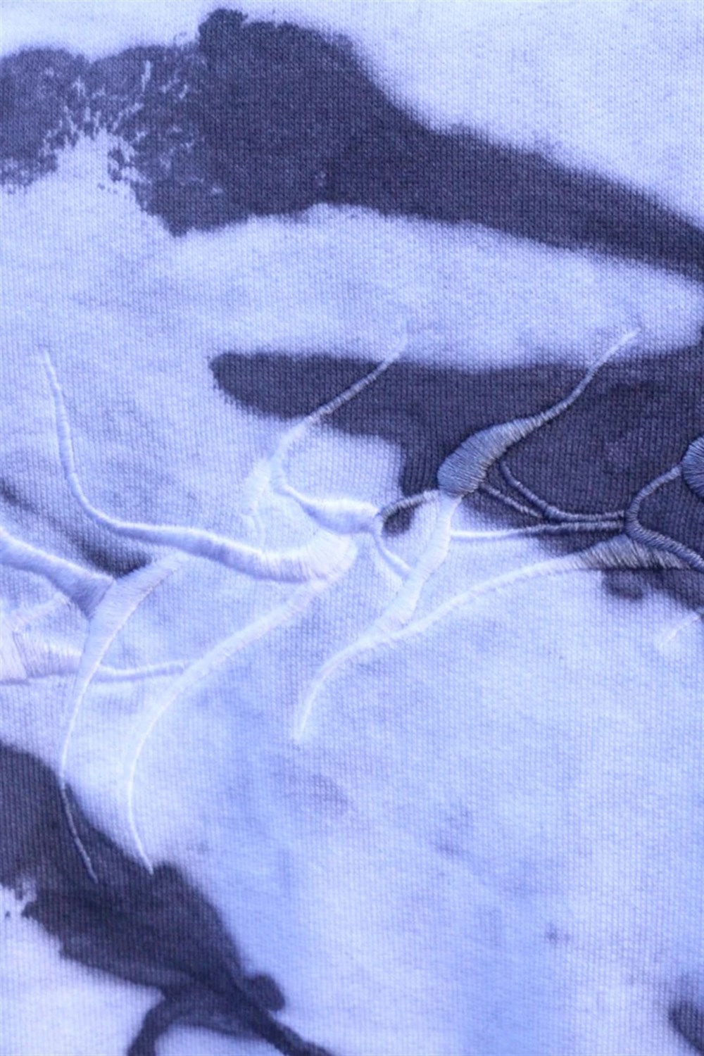 Oversize Dye Special Sweat-Gri-Beyaz