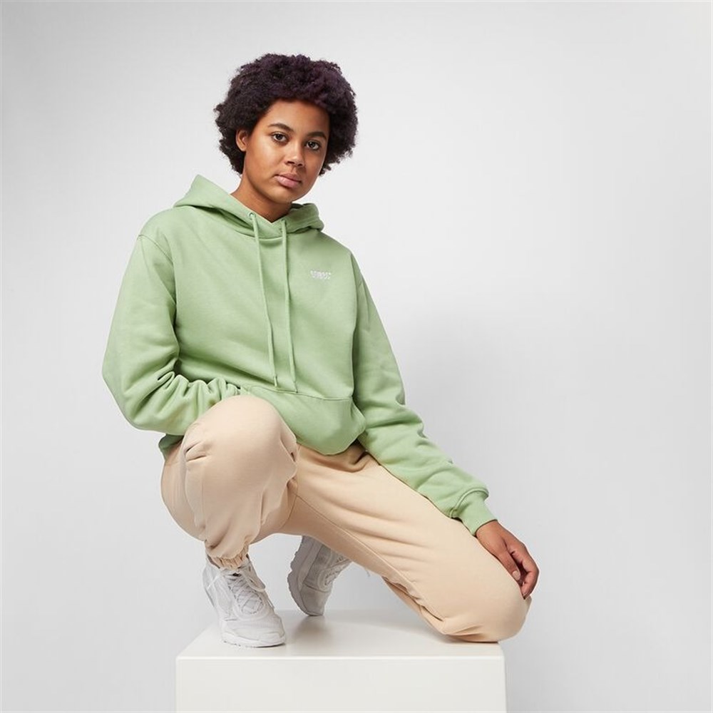 Oversize Kapişonlu Sweat Yeşil