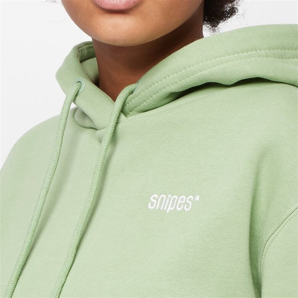 Oversize Kapişonlu Sweat Yeşil