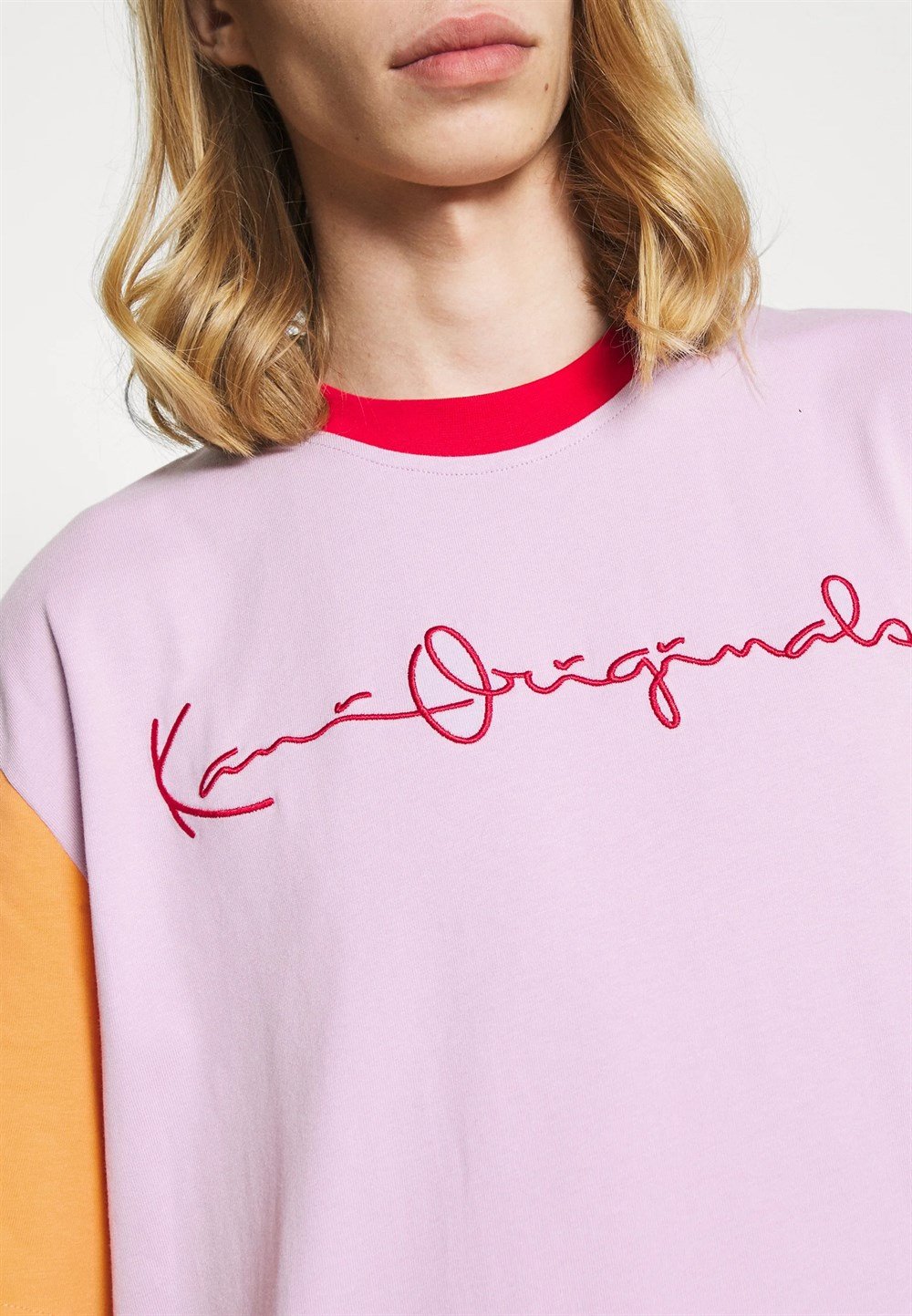 Oversize  Original Block T shirt Lila