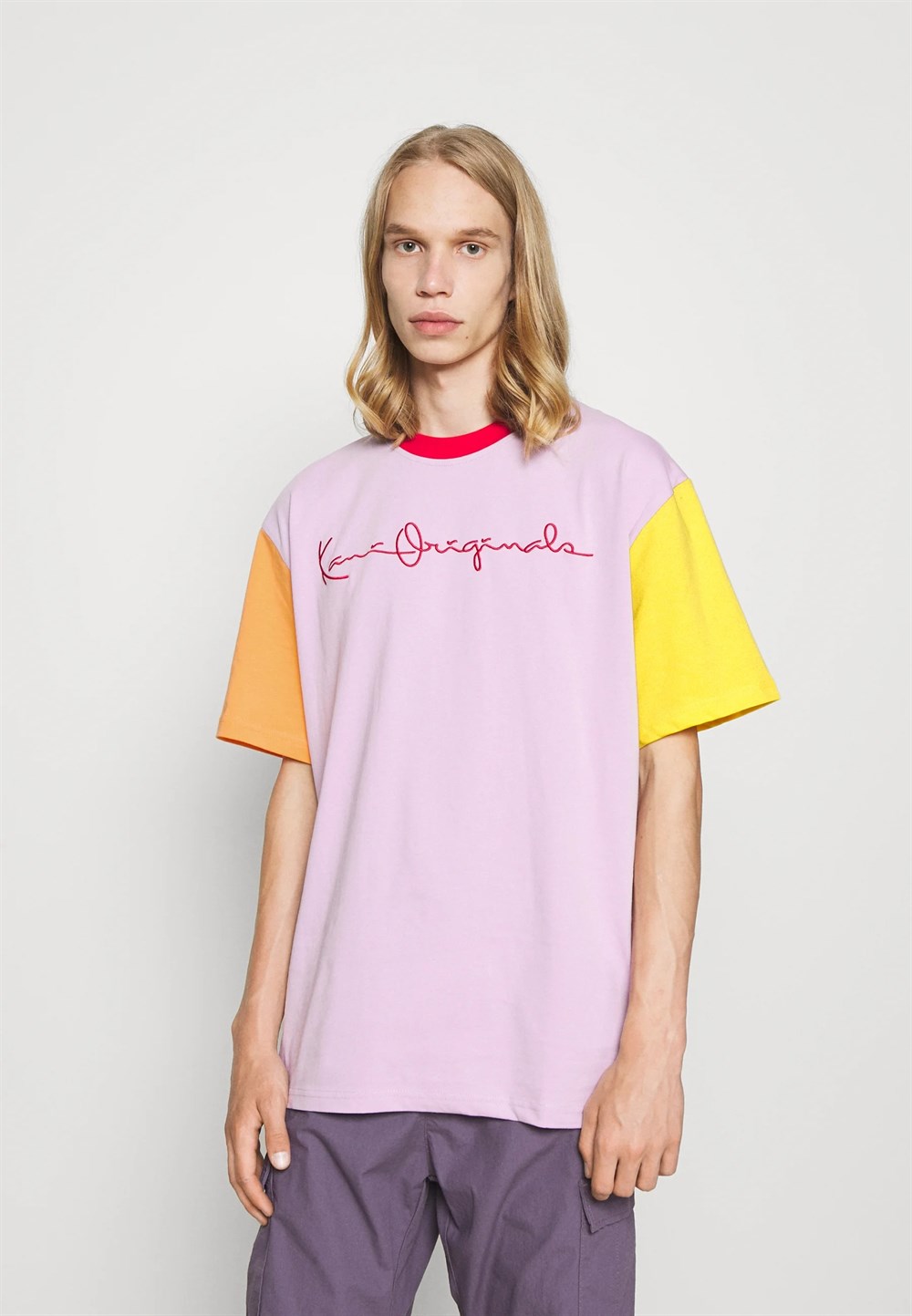 Oversize  Original Block T shirt Lila