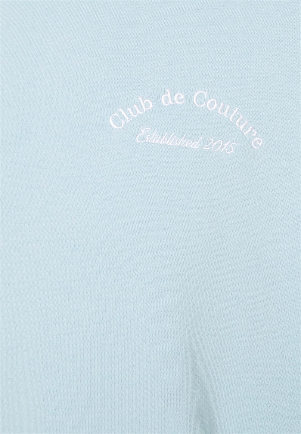 Oversize Yanı Şeritli  Kapişonlu Sweat Mavi Açık