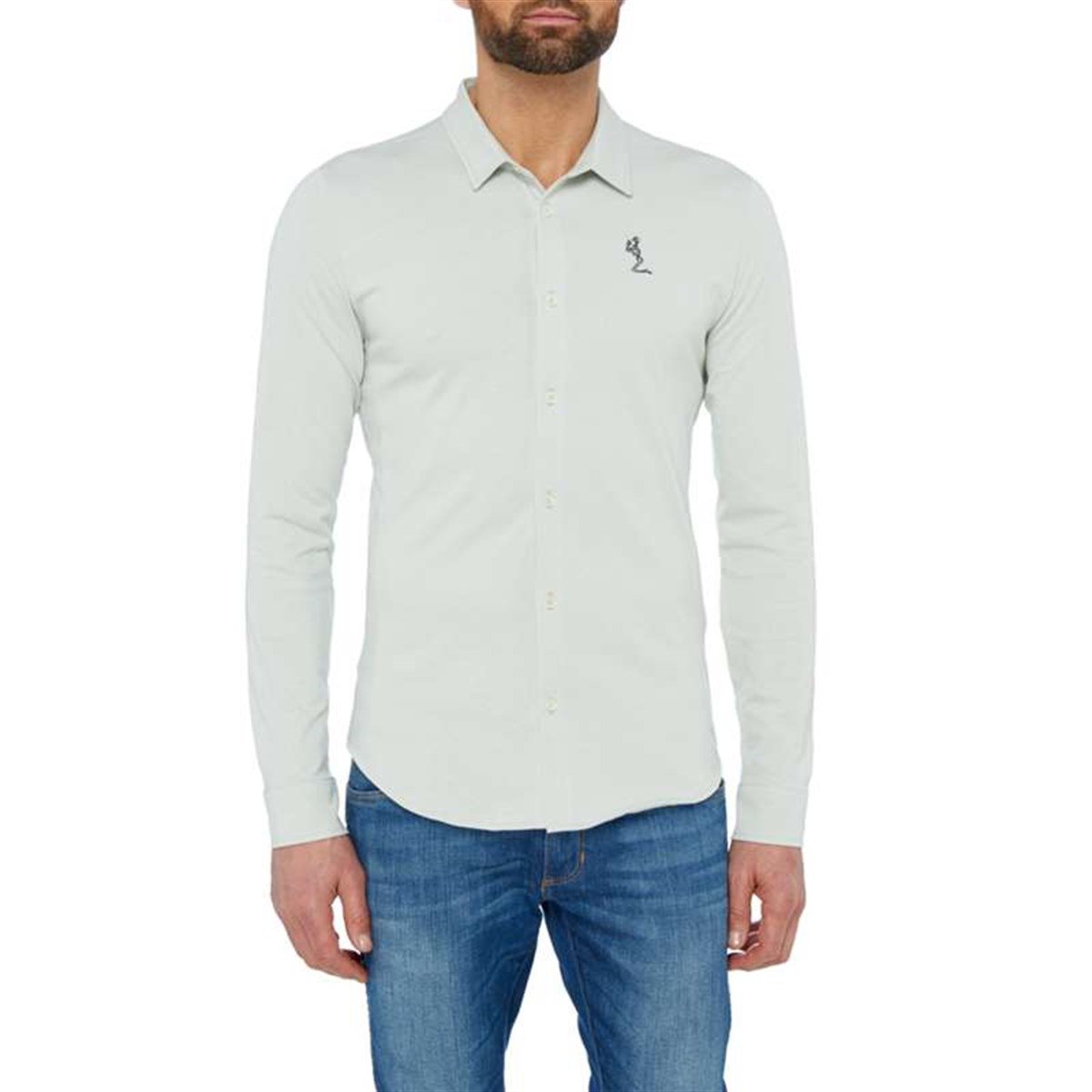 Penye Gömlek Açık Yeşil