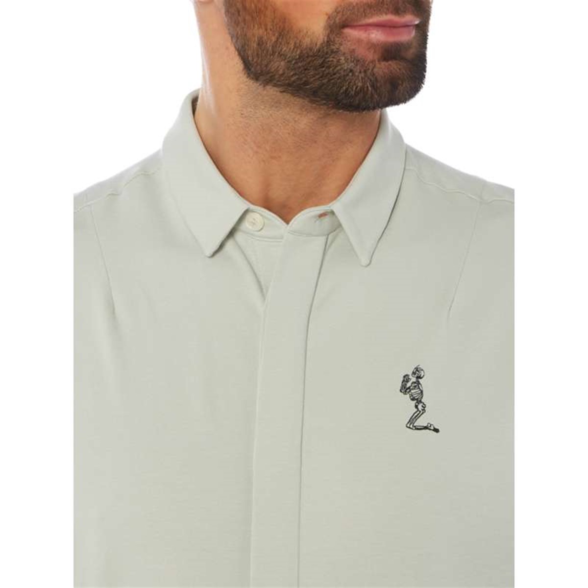 Penye Gömlek Açık Yeşil