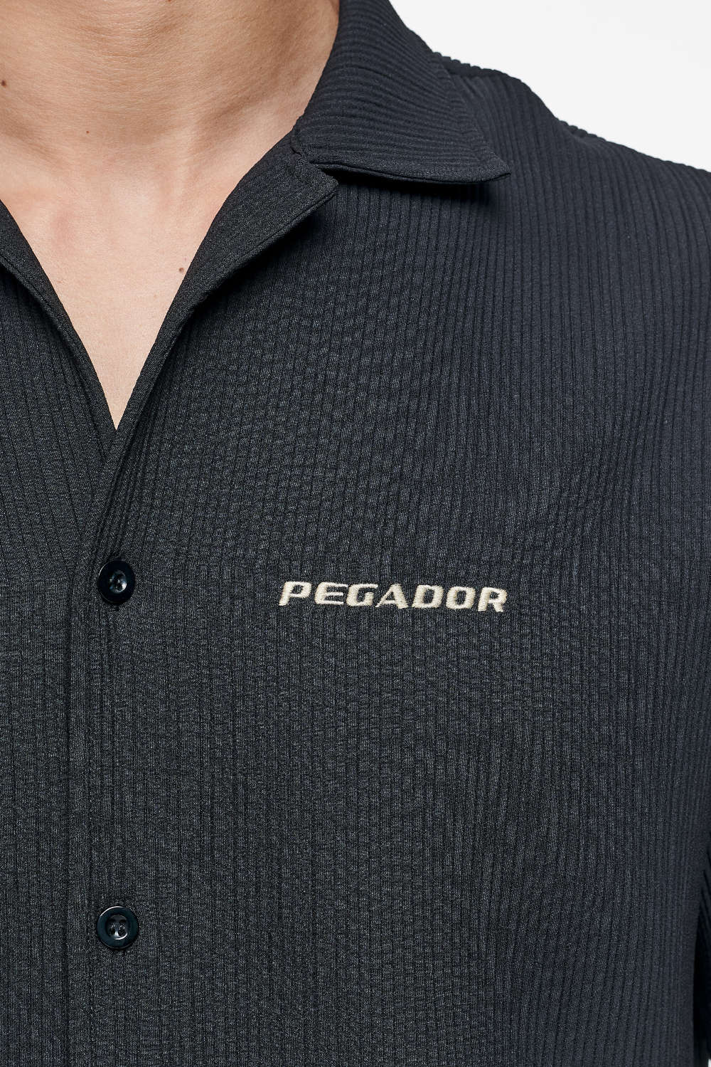 Primo Plissee Summer Shirt-Siyah