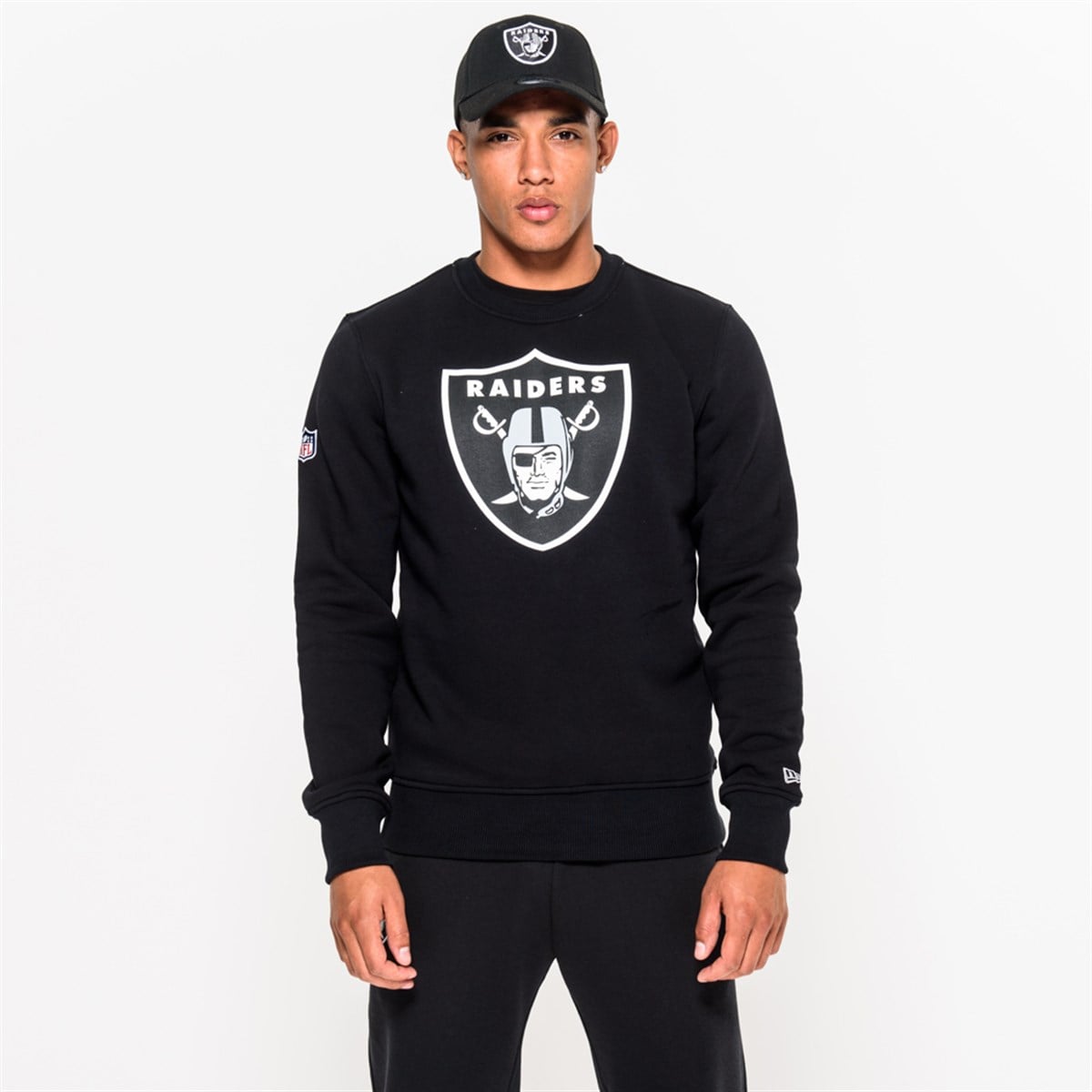 Raiders Kapşonlu Sweat Siyah