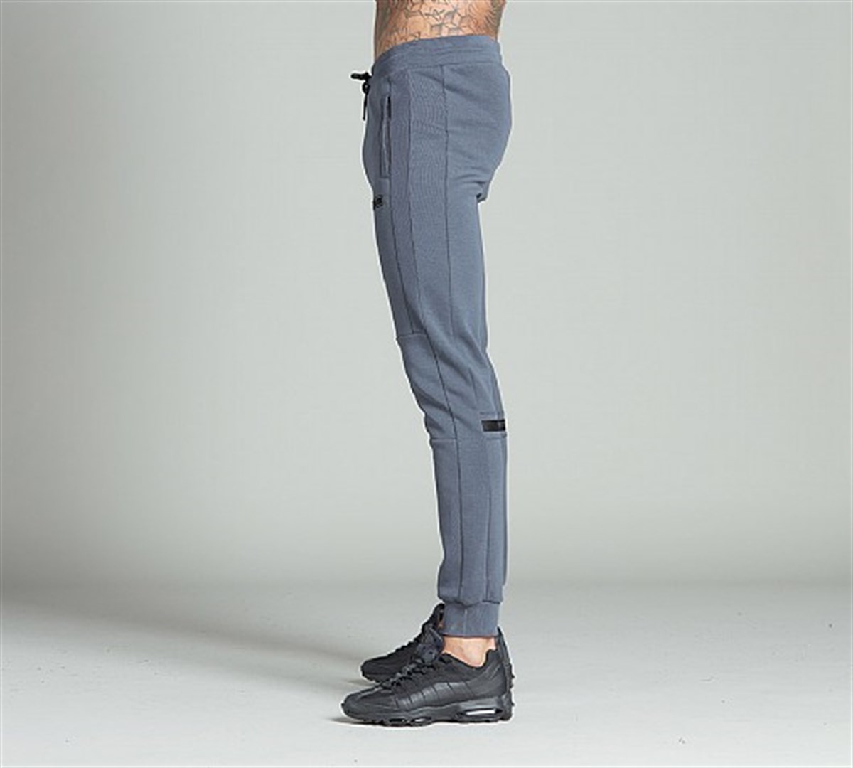 Reflektorlu Jogger Mavi-Tint