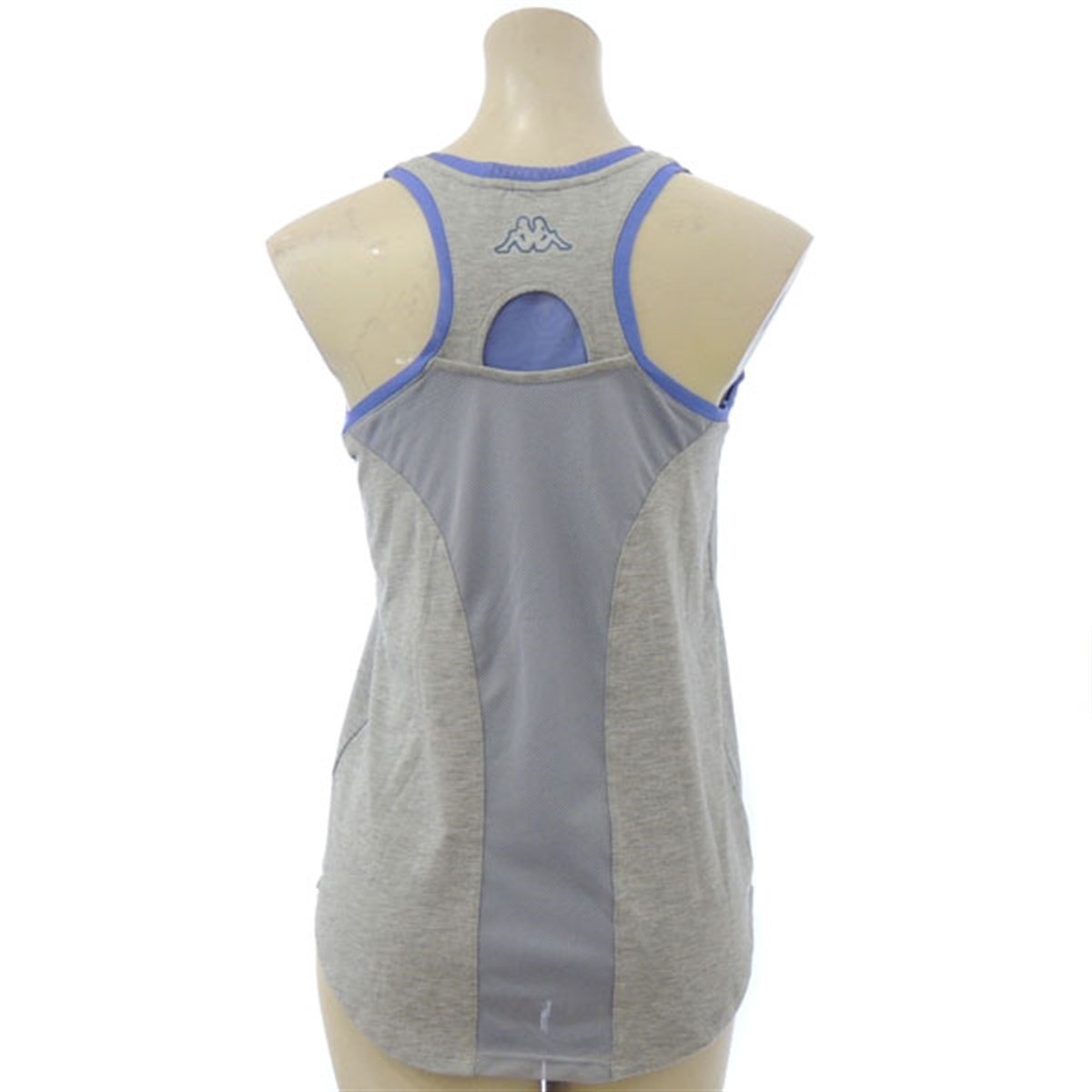 Sırtı Fileli Atlet Gri-Mavi