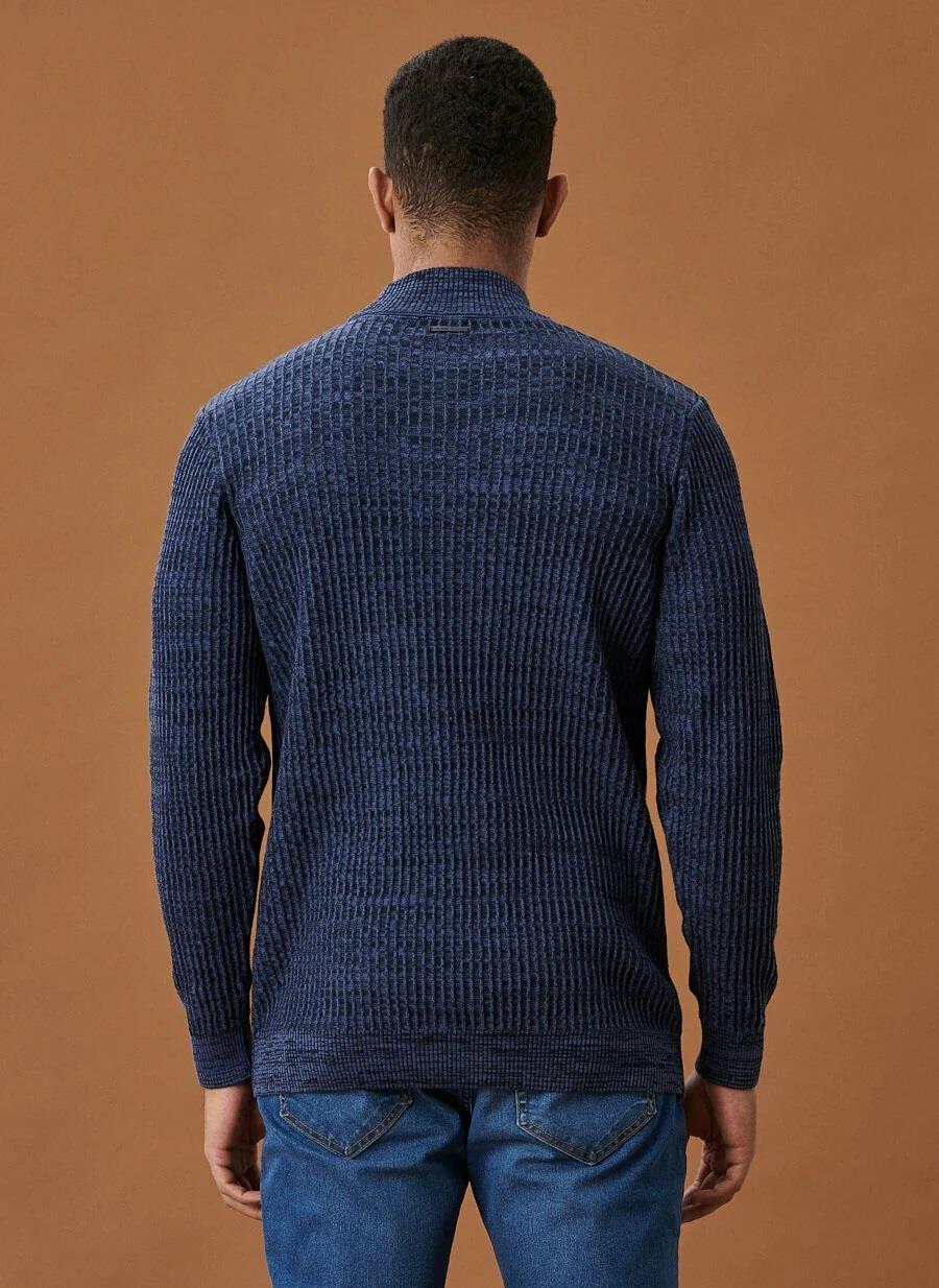 Special  L/S Balıkçı Triko Tshirt-Lacivert