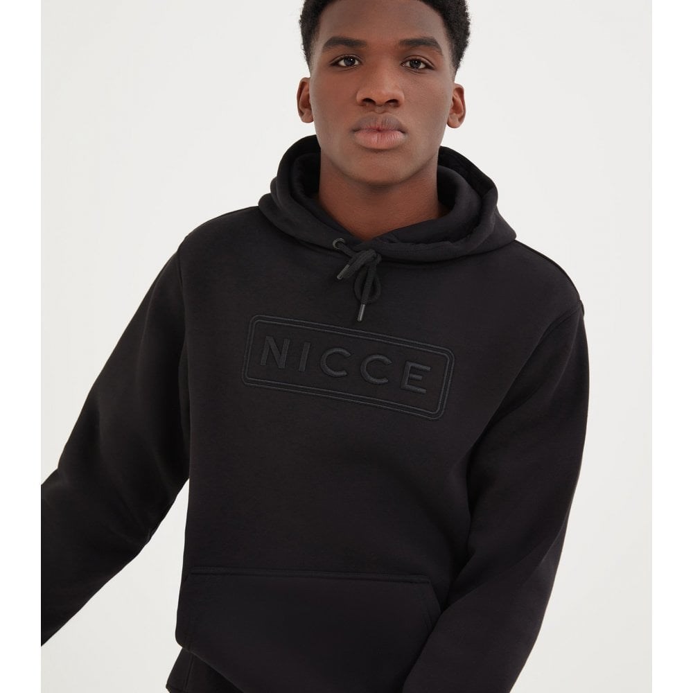 Tallin Hood Nakışlı Sweat Siyah