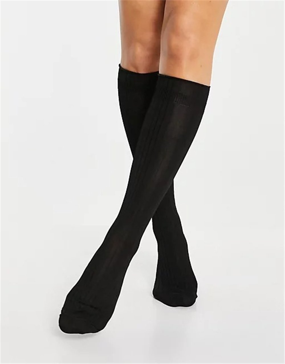 Unisex 4 Mevsim Pamuk Uzun Seyahat Çorabı 1 ÇiftSiyah