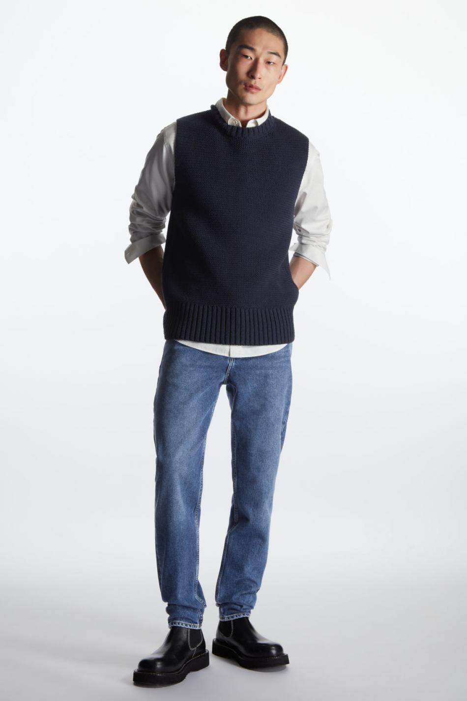 Unisex Tapered Jean-Mavi