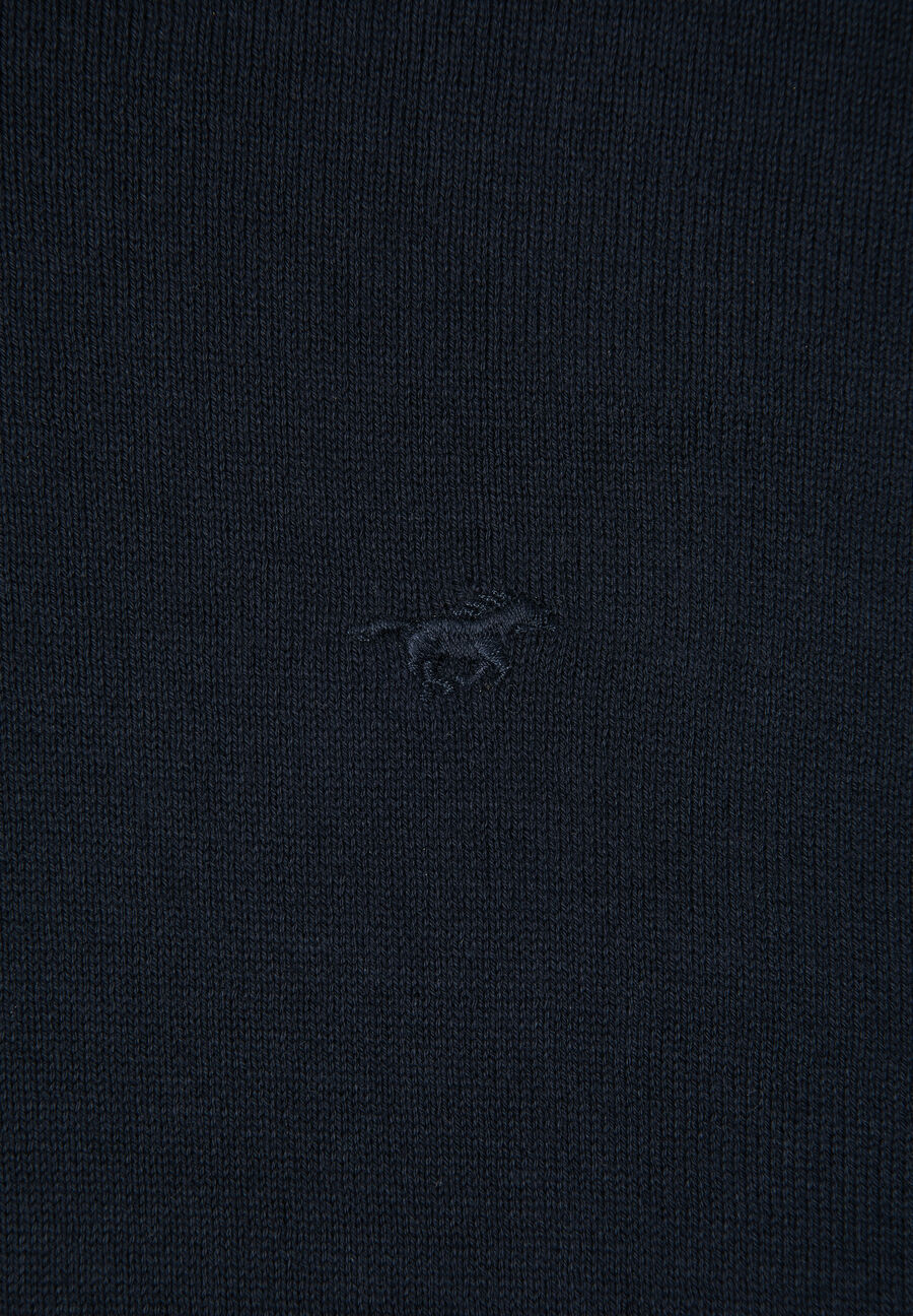 V yaka Triko-Lacivert