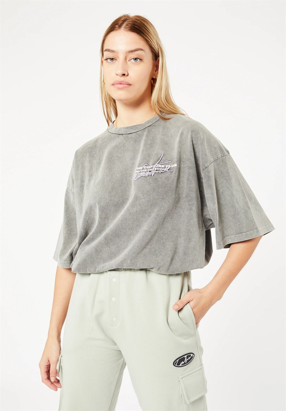 Yandan Cepli Jogger  Eşofman Altı Su Yeşili