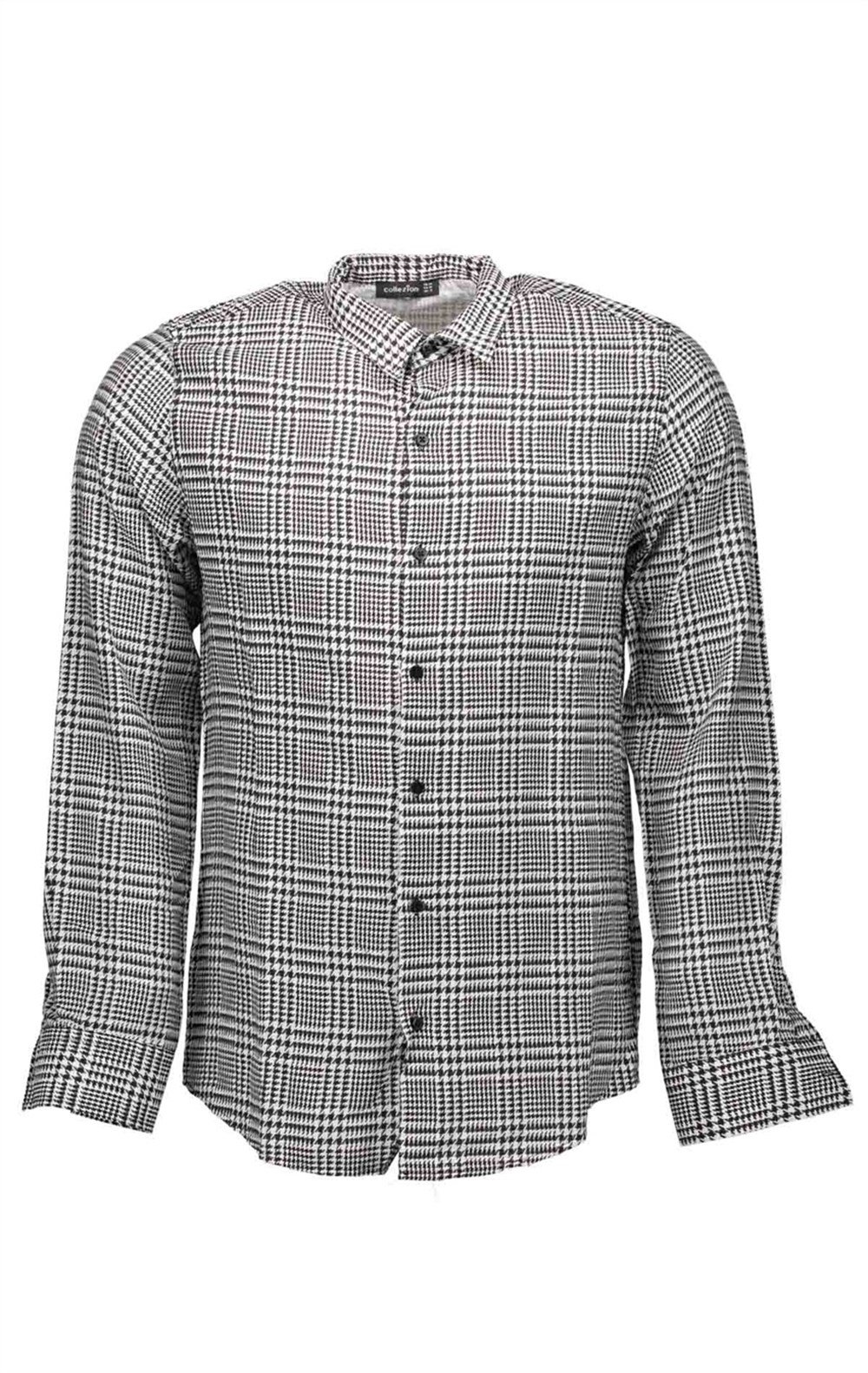 Yazlık s/s   Gömlek Beyaz-Siyah