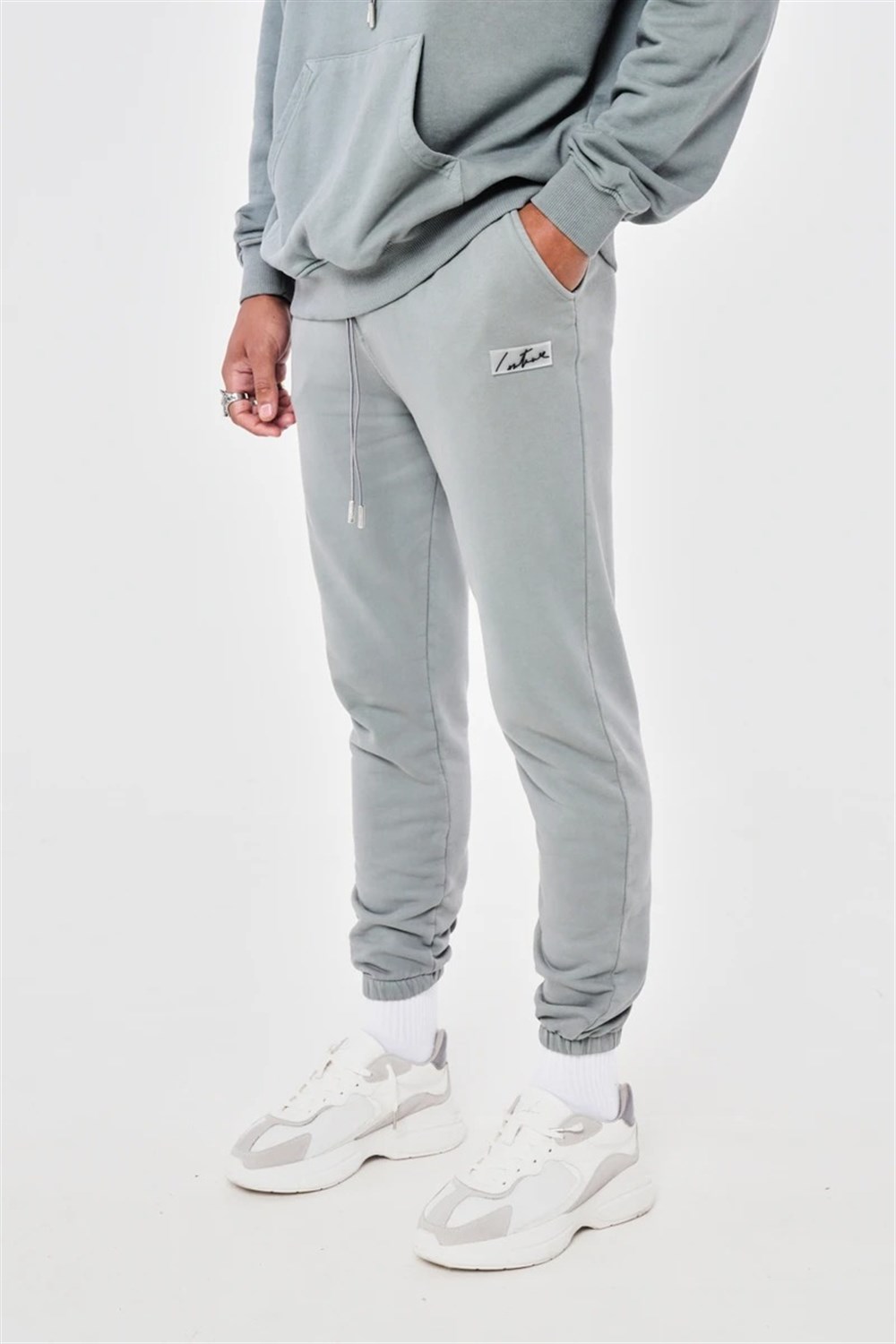 Yıkamalı Tarz Jogger  Eşofman Altı Yeşil