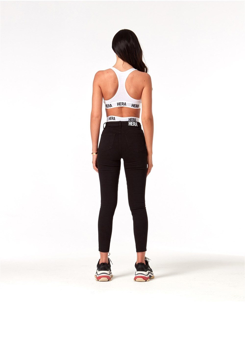 Yırtık Eskitmeli Skinny Jean Siyah