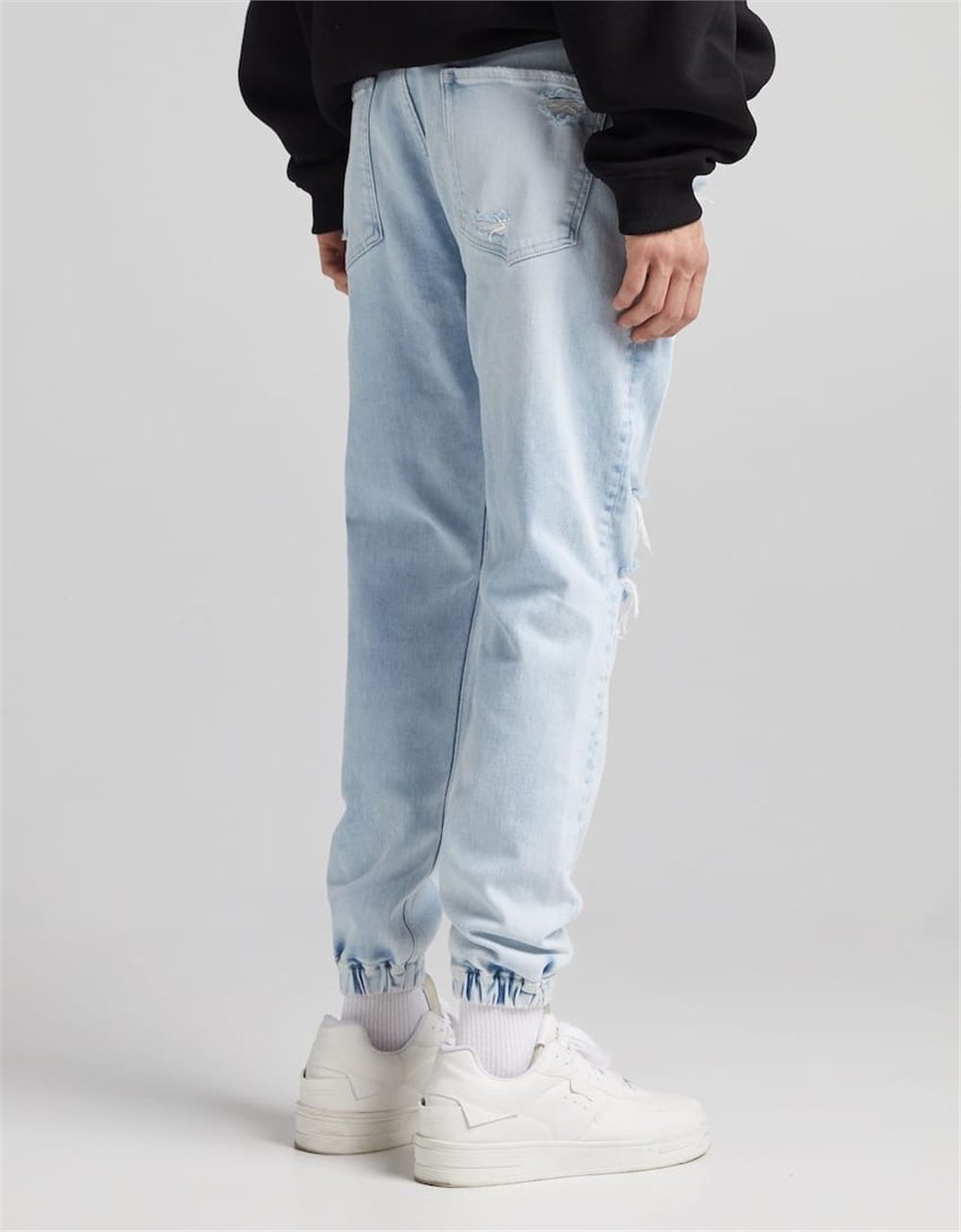 Yırtıklı Jogger   JEanMavi Açık