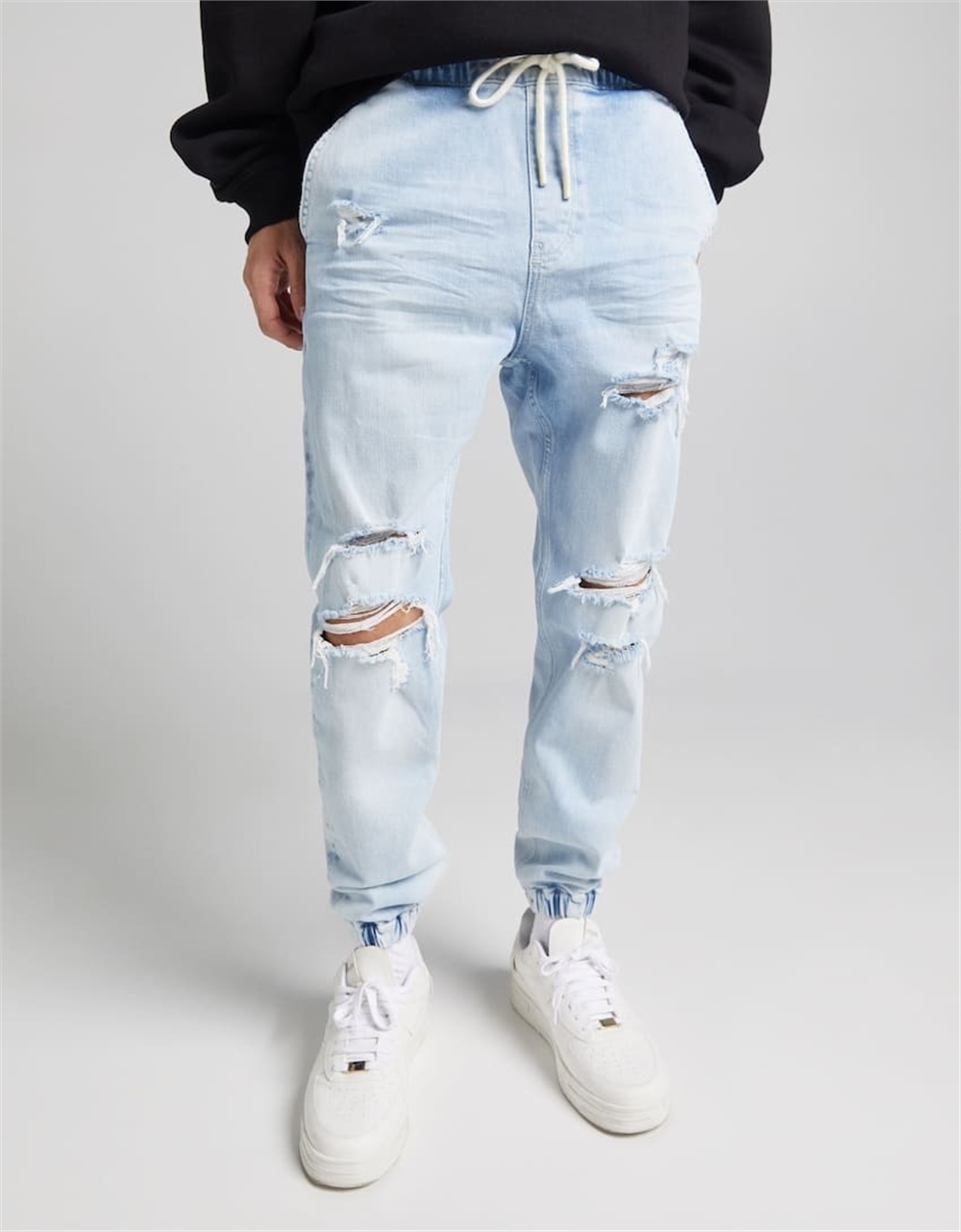 Yırtıklı Jogger   JEanMavi Açık