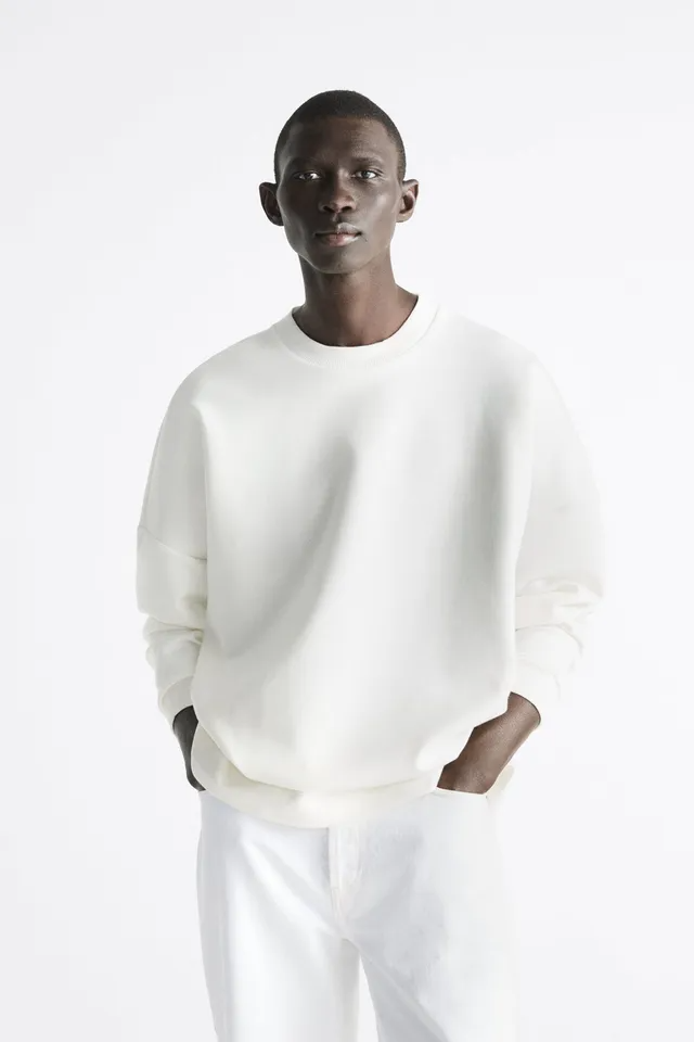 ZROversize Basic Sweat-Beyaz