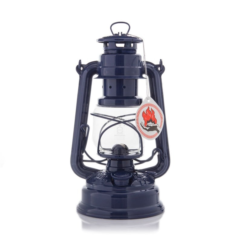 Feuerhand Hurricane Lantern 276 Cobalt Blue