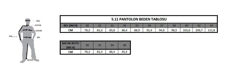 5.11 RIDGELINE PANTOLON KAHVE