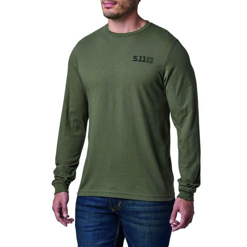 5.11 SERVED FRESH LS YESIL UZUN KOL TISORT