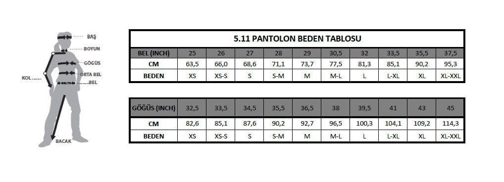 5.11 STRYKE KHAKI BAYAN PANTOLON