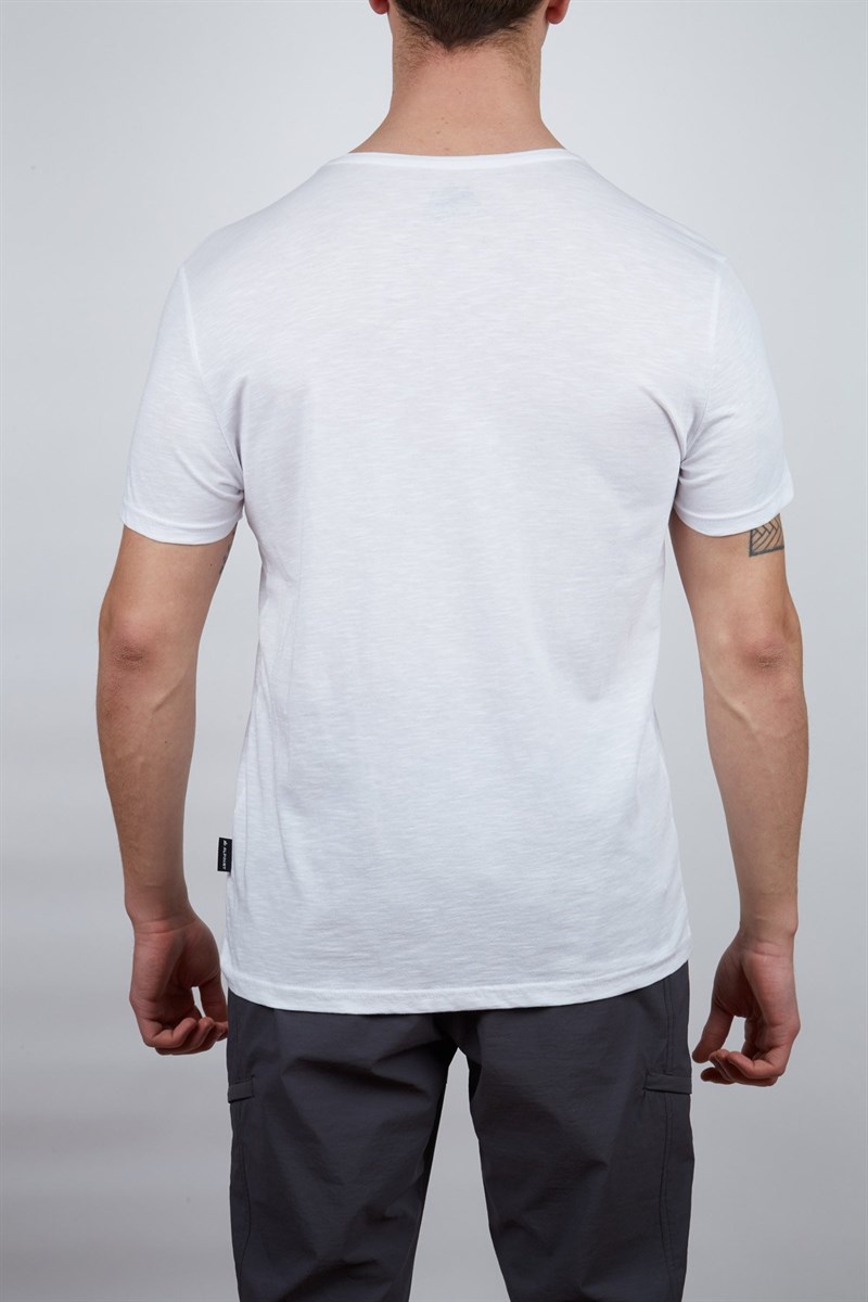 Alpinist Albino Basic T-Shirt BEYAZ