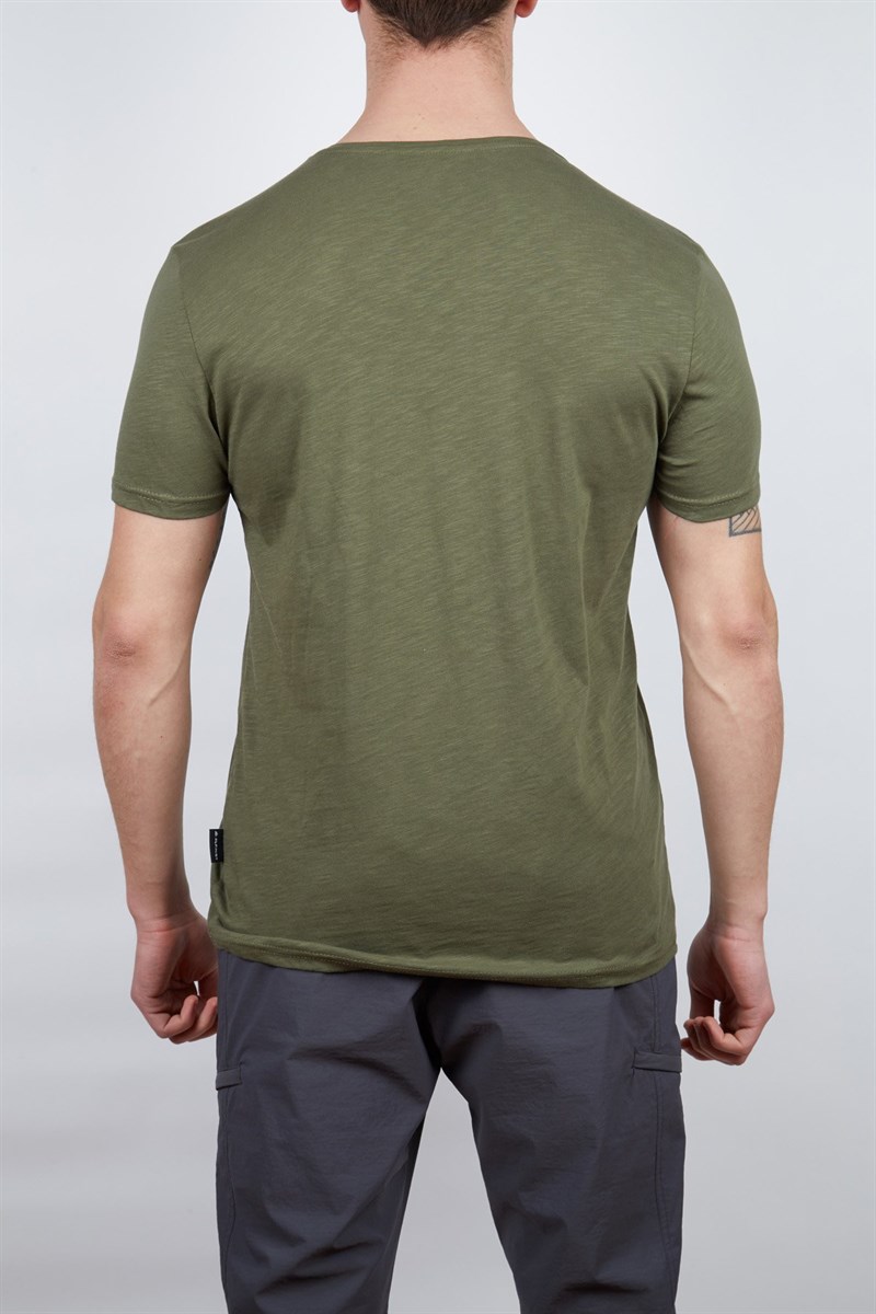 Alpinist Albino Basic T-Shirt Haki