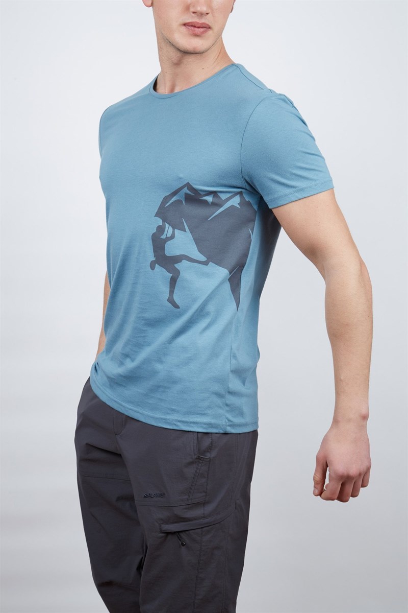 Alpinist Camp Erkek T-Shirt S.Blue