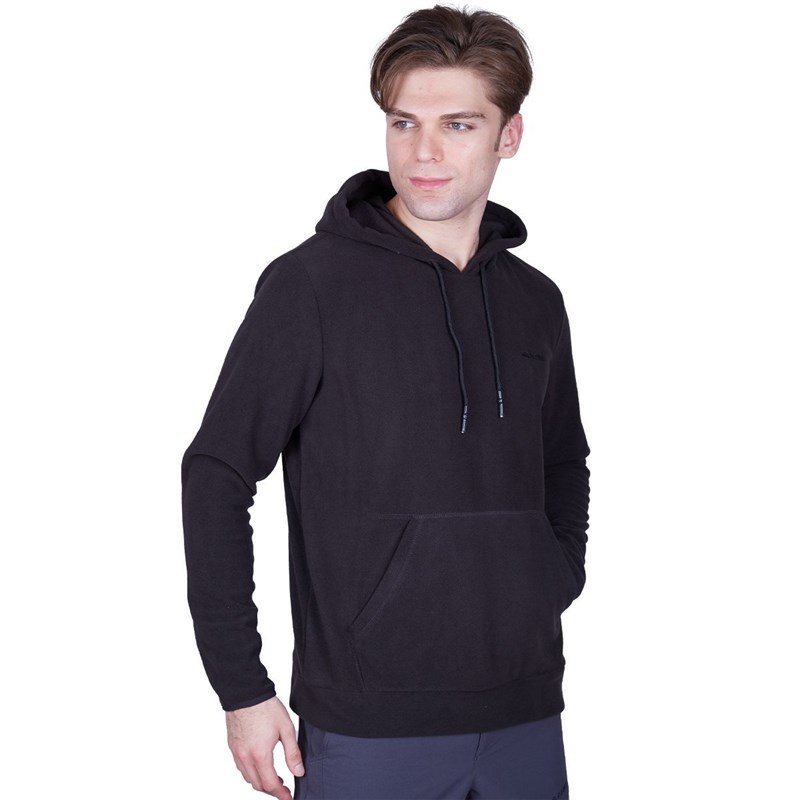 Alpinist Cliff Erkek Kapşonlu Polar Antrasit