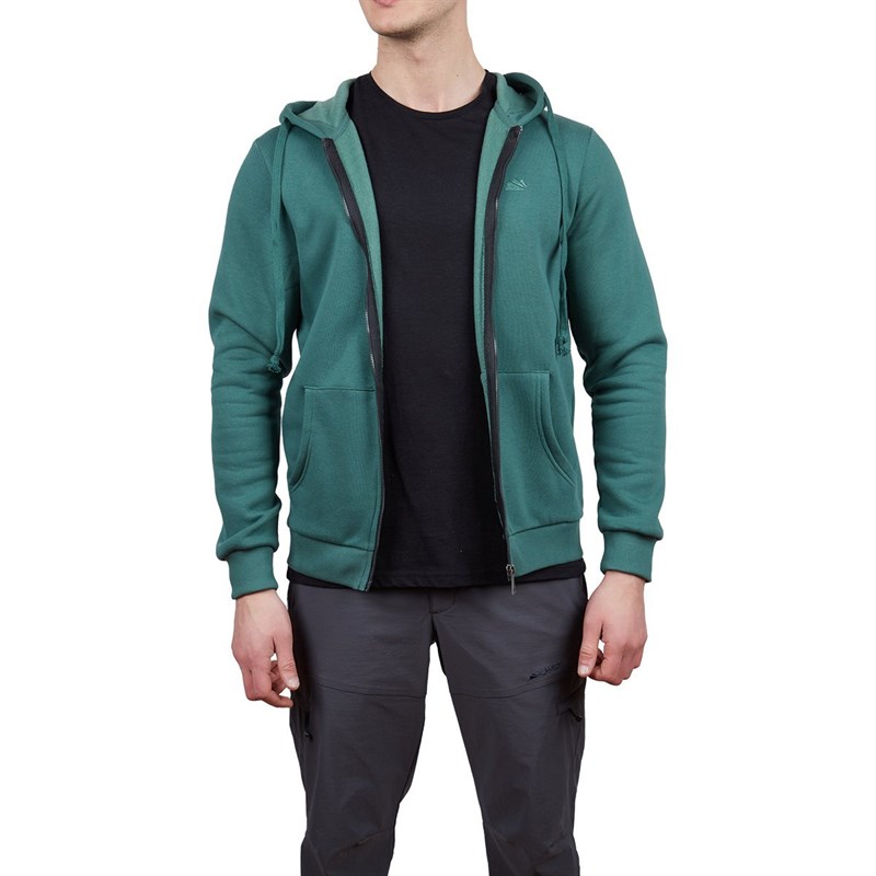 Alpinist Covert Tam Fermuarlı Erkek Sweatshirt NEFTİ