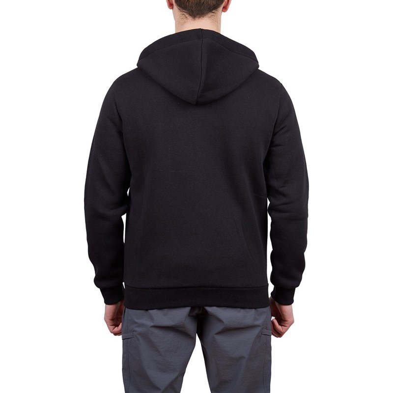 Alpinist Covert Tam Fermuarlı Erkek Sweatshirt Siyah
