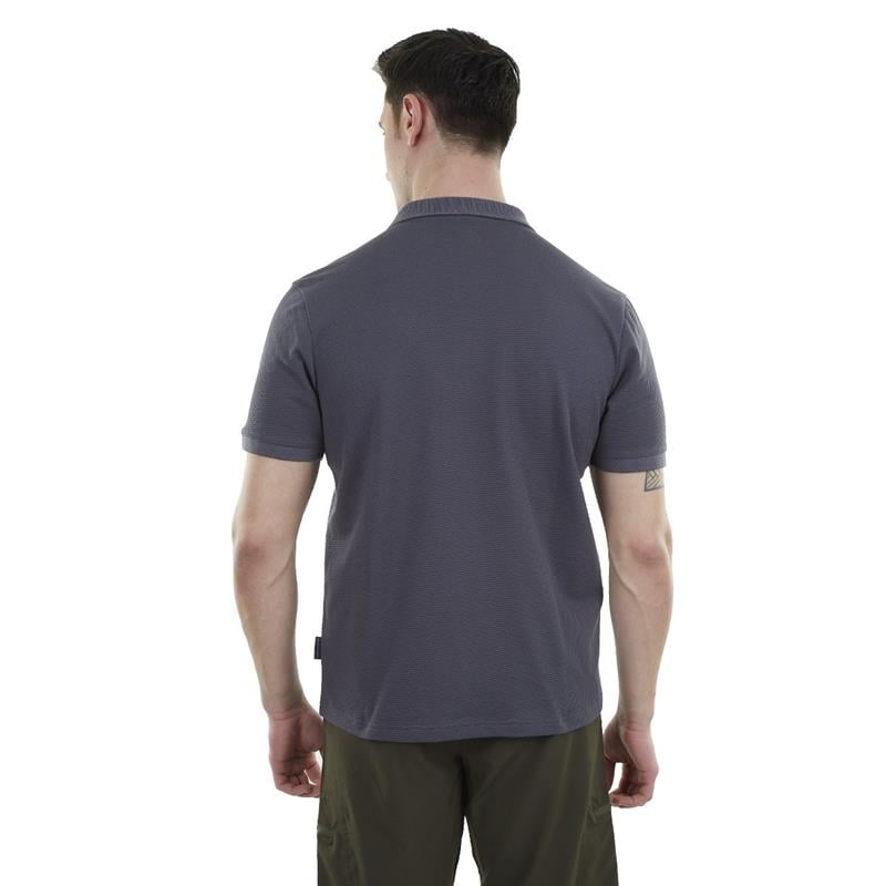 Alpinist Edge Erkek Polo T-Shirt Antrasit
