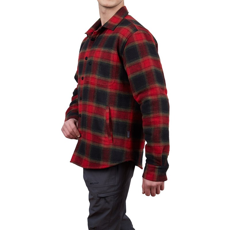 Alpinist Elation Erkek Mont Kırmızı-Siyah