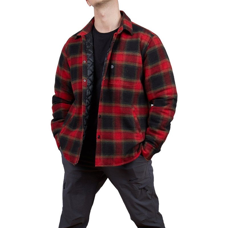 Alpinist Elation Erkek Mont Kırmızı-Siyah