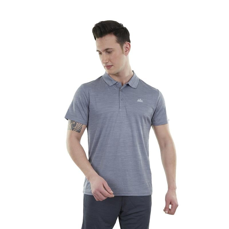 Alpinist Horizons Ultra Dry Erkek Polo T-Shirt KOYU GRİ