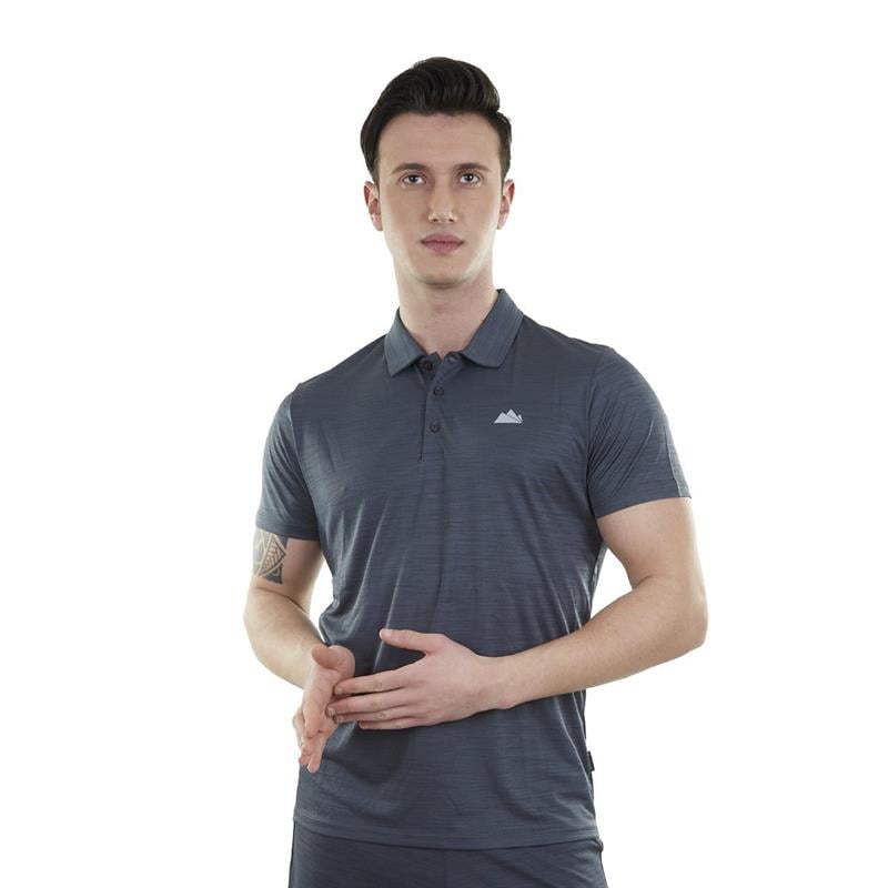 Alpinist Horizons Ultra Dry Erkek Polo T-Shirt Antrasit